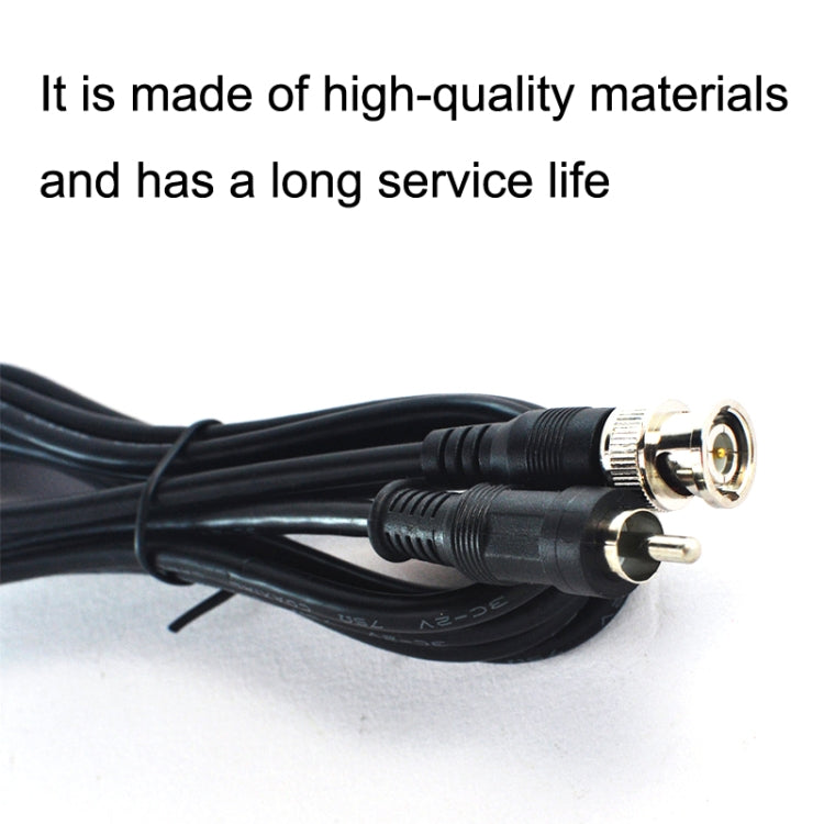 BNC Male To RCA Male Connection Cable Copper HD Video Coaxial Cable Monitoring Cable, Length:, 1m, 1.5m, 2m, 3m, 5m BNC Male To RCA Male Connection Cable Copper HD Video Coaxial Cable Monitoring Cable, Length:, 1m, 1.5m, 2m, 3m, 5m